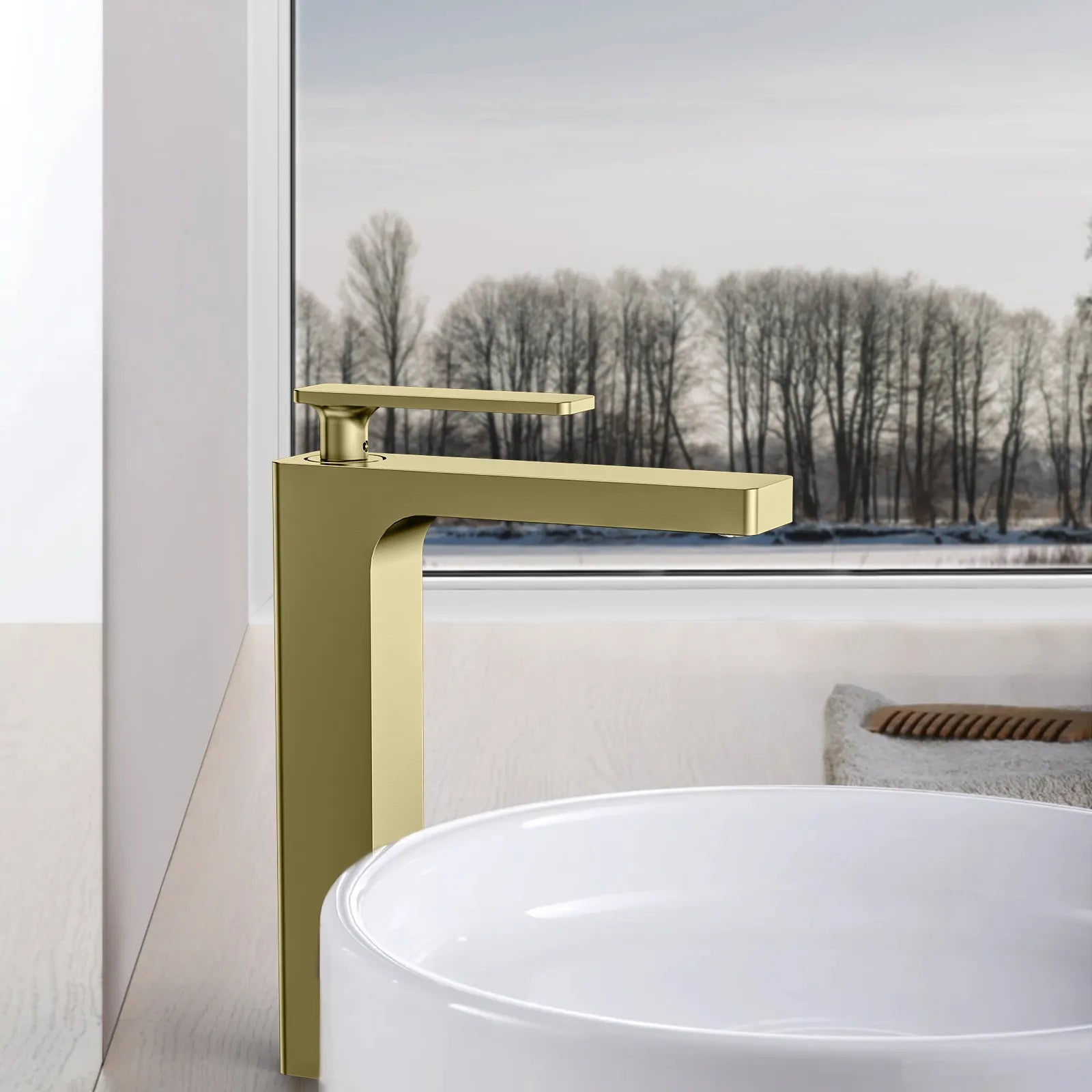 Rihine Bathroom vessel Faucet with Neoperl Aerator –AB001001
