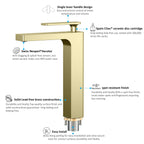 Rihine Bathroom vessel Faucet with Neoperl Aerator –AB001001