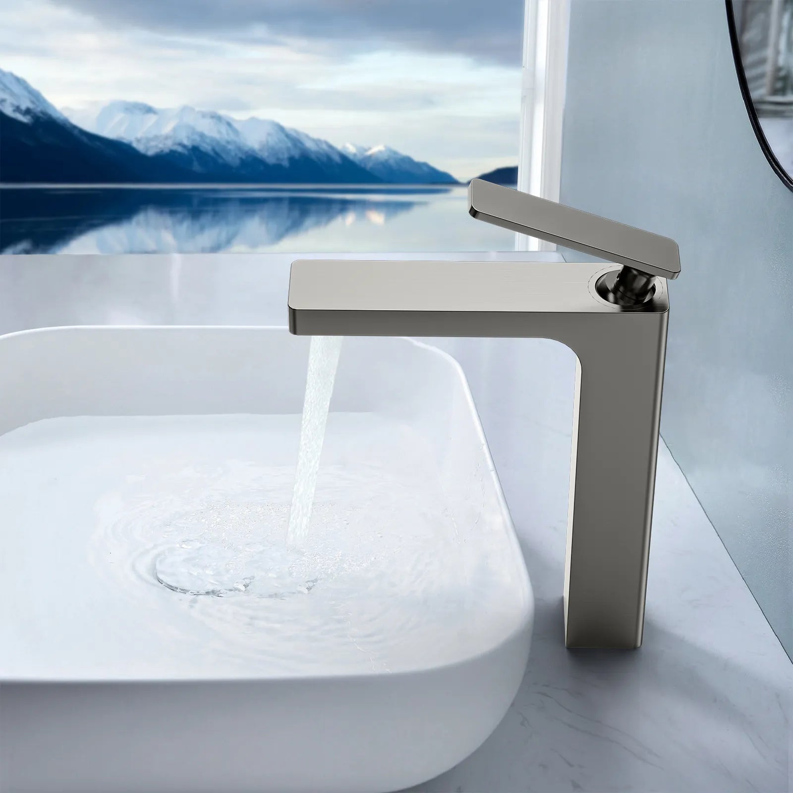 Rihine Bathroom vessel Faucet with Neoperl Aerator –AB001001