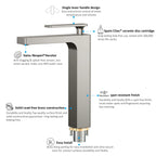 Rihine Bathroom vessel Faucet with Neoperl Aerator –AB001001