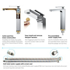 Rihine Bathroom vessel Faucet with Neoperl Aerator –AB001001