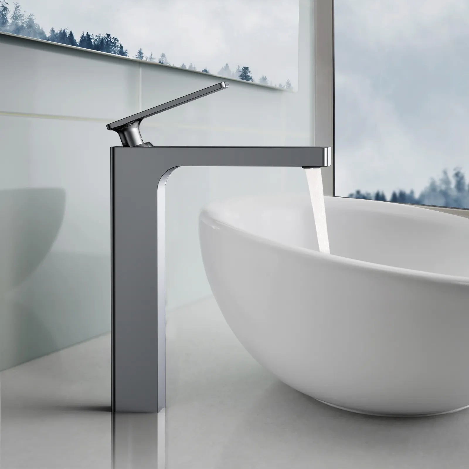 Rihine Bathroom vessel Faucet with Neoperl Aerator –AB001001