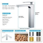 Rihine Bathroom vessel Faucet with Neoperl Aerator –AB001001