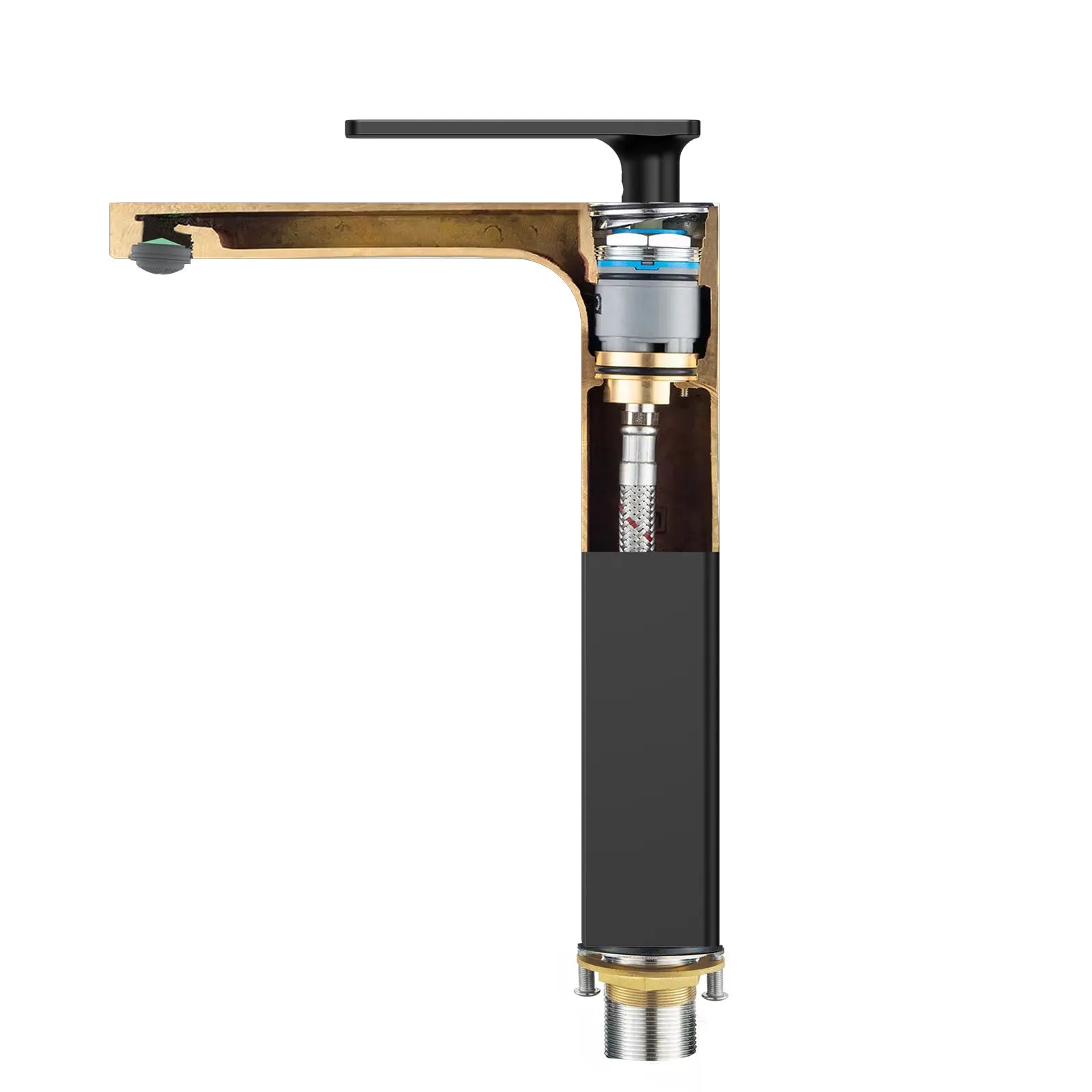 Rihine Bathroom vessel Faucet with Neoperl Aerator –AB001001