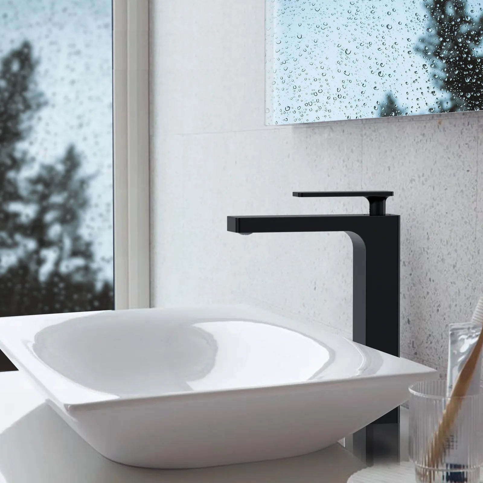 Rihine Bathroom vessel Faucet with Neoperl Aerator –AB001001