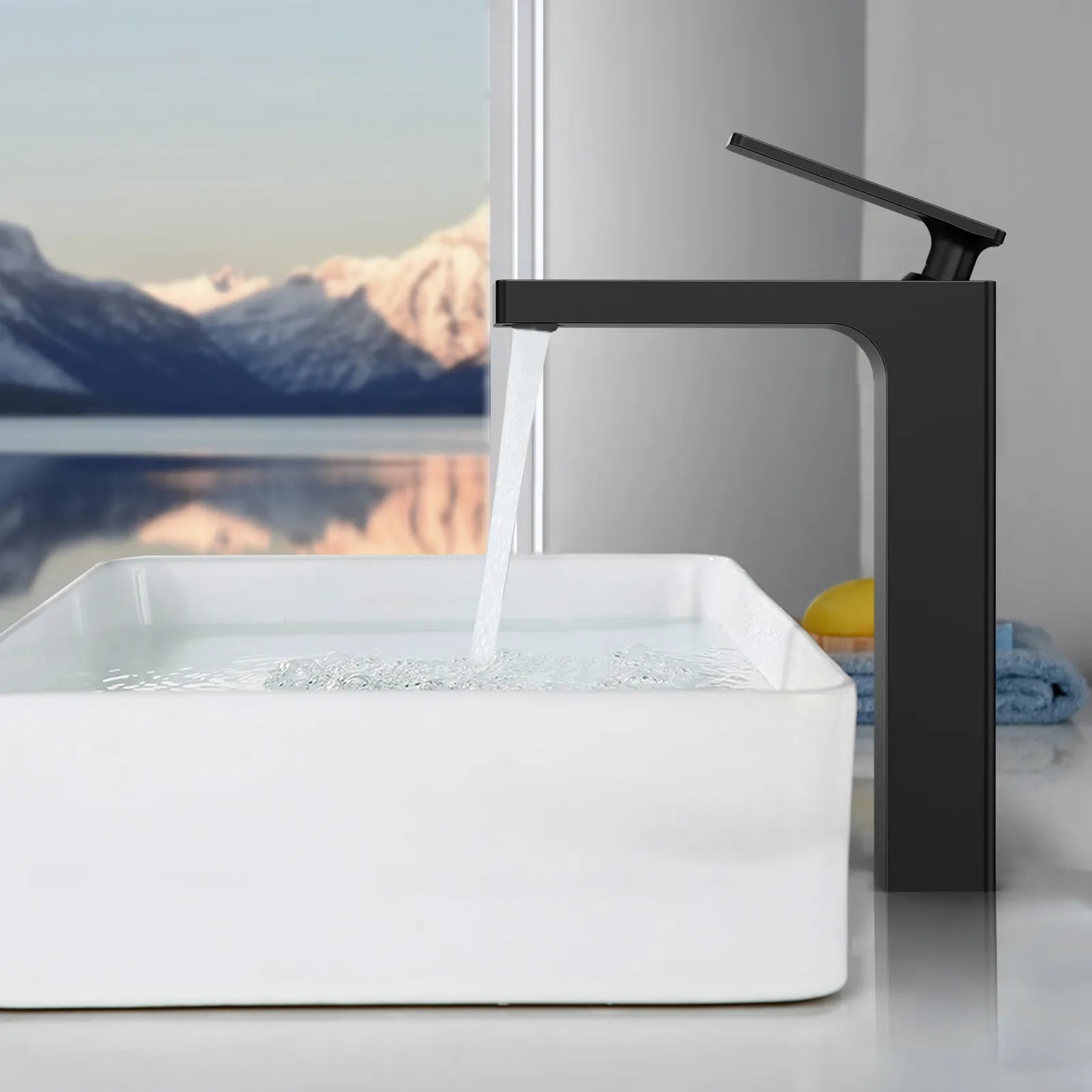 Rihine Bathroom vessel Faucet with Neoperl Aerator –AB001001