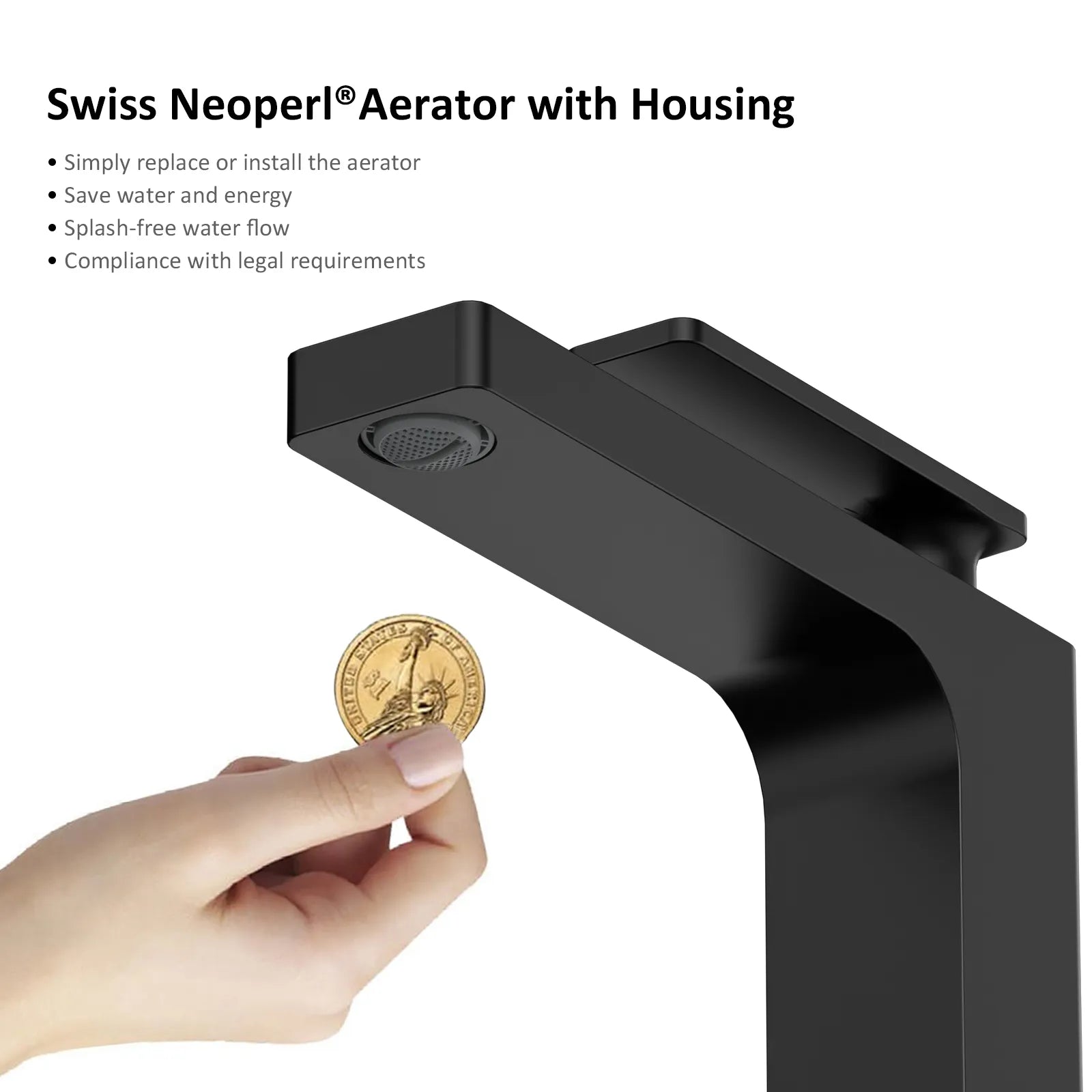 Rihine Bathroom vessel Faucet with Neoperl Aerator –AB001001