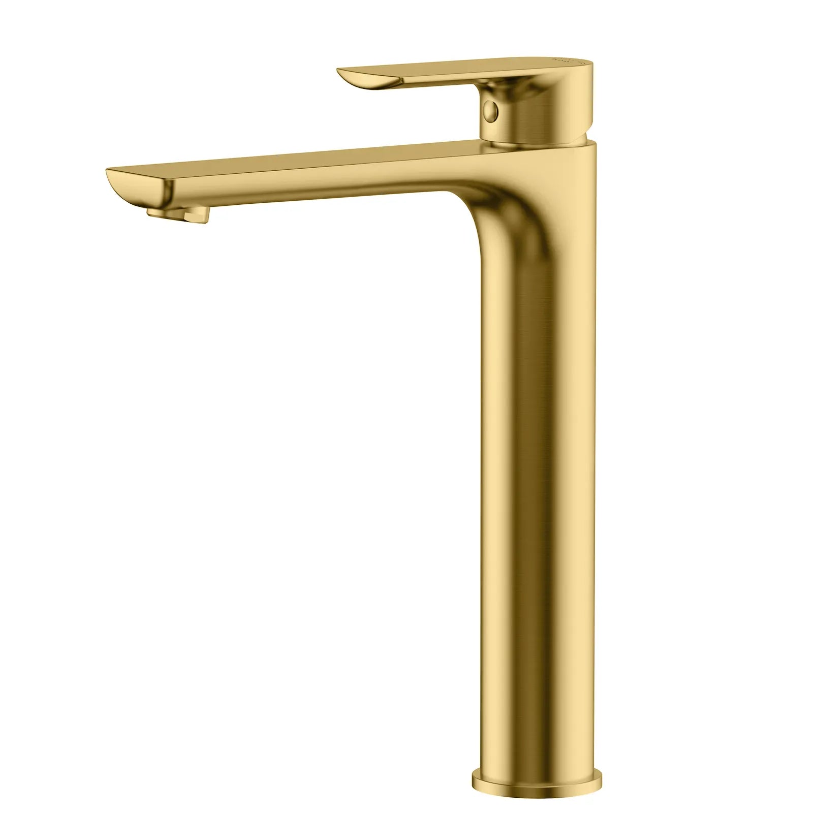 Nile Single Level Tall Brass Basin Faucet - Bathroom Vessel Faucet AB001003 Brushed Gold