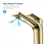 Nile Single Level Tall Brass Basin Faucet - Bathroom Vessel Faucet AB001003