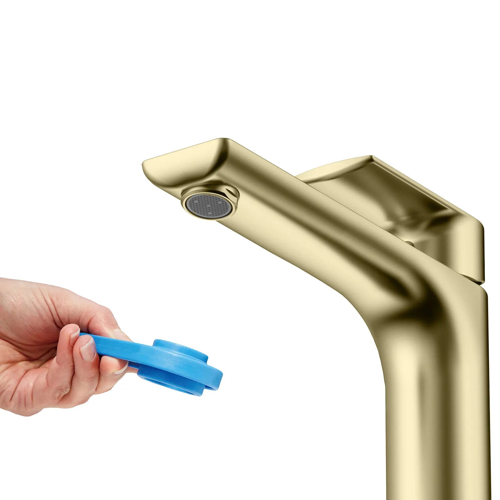 Nile Single Level Tall Brass Basin Faucet - Bathroom Vessel Faucet AB001003