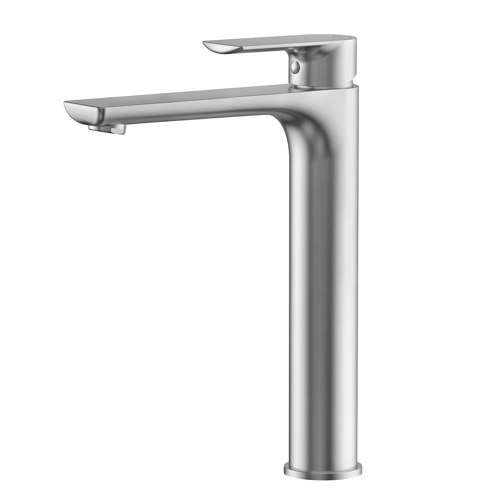 Nile Single Level Tall Brass Basin Faucet - Bathroom Vessel Faucet AB001003 Brushed Nickel