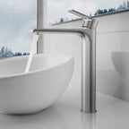 Nile Single Level Tall Brass Basin Faucet - Bathroom Vessel Faucet AB001003