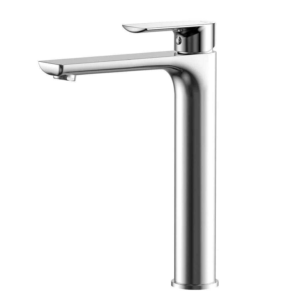 Nile Single Level Tall Brass Basin Faucet - Bathroom Vessel Faucet AB001003 Chrome