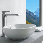 Nile Single Level Tall Brass Basin Faucet - Bathroom Vessel Faucet AB001003