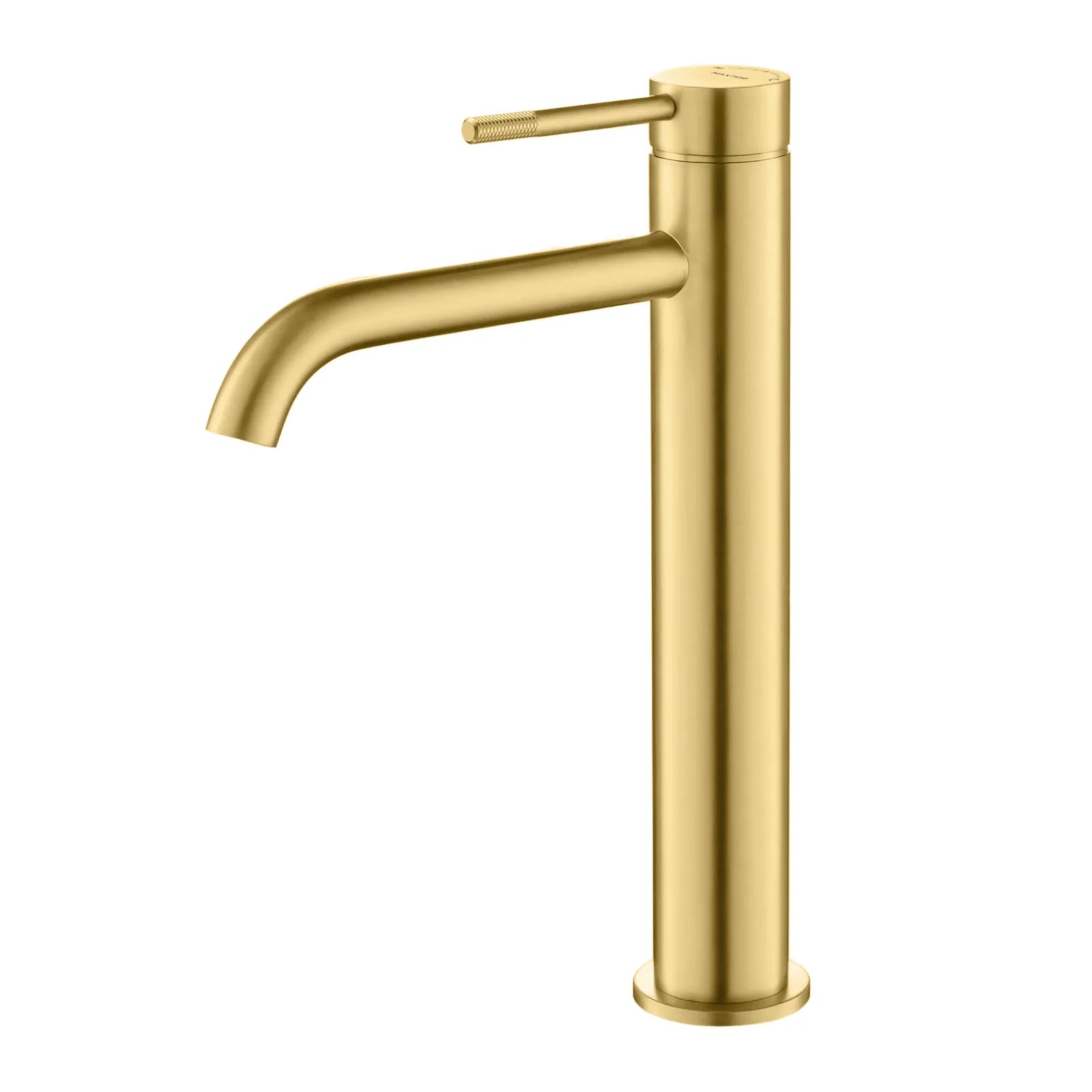 Circular Modern Tall Vessel Sink Faucet AB001004 Brushed Gold