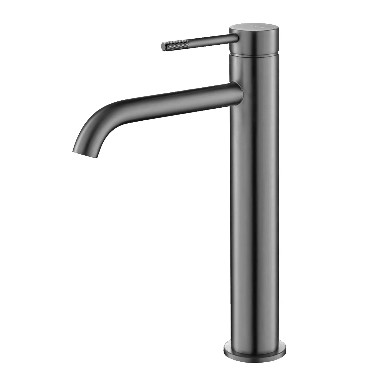 Circular Modern Tall Vessel Sink Faucet AB001004 Brushed Gun Metal