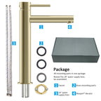 Tall Basin Faucet - Solid Brass Vanity Mixer with Spain ClTEC Cartridge -AB001005