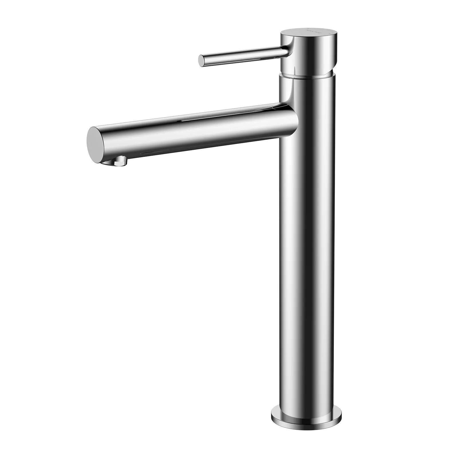 Tall Basin Faucet - Solid Brass Vanity Mixer with Spain ClTEC Cartridge -AB001005 Chrome