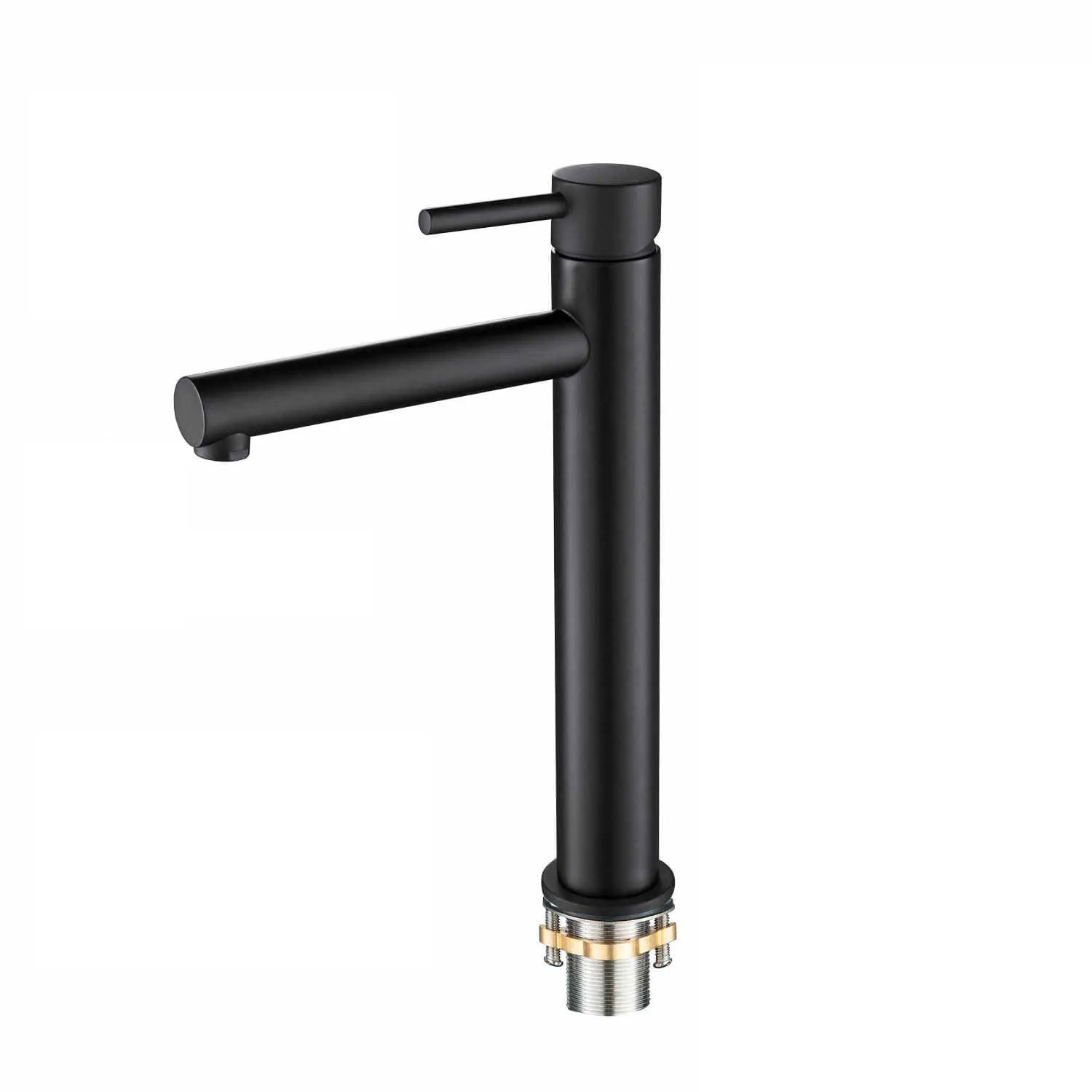 Tall Basin Faucet - Solid Brass Vanity Mixer with Spain ClTEC Cartridge -AB001005