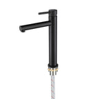 Tall Basin Faucet - Solid Brass Vanity Mixer with Spain ClTEC Cartridge -AB001005