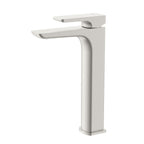 Tall Bathroom Basin Faucet – Single Handle Vessel Faucet – AB001007 Brushed Nickel