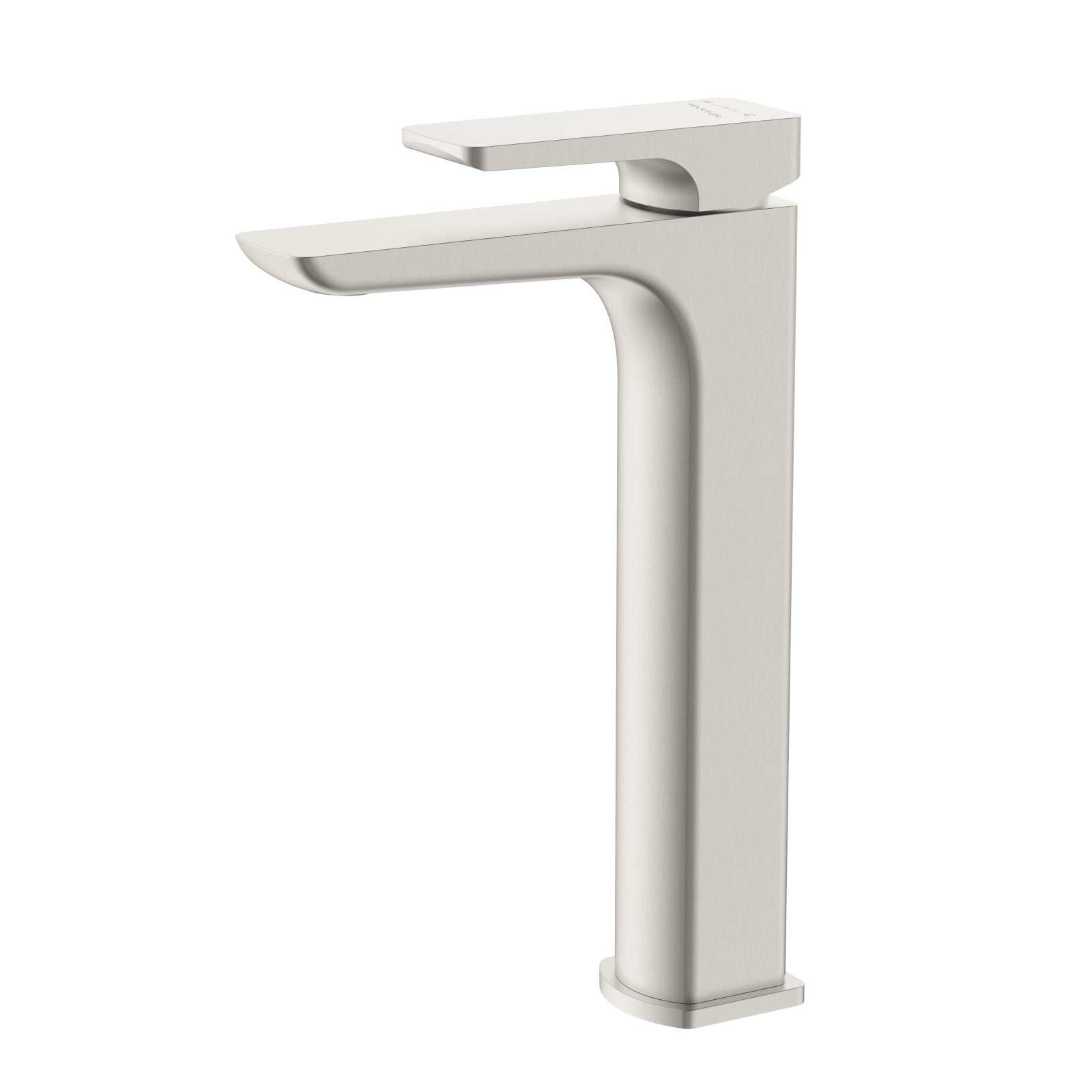 Tall Bathroom Basin Faucet – Single Handle Vessel Faucet – AB001007 Brushed Nickel