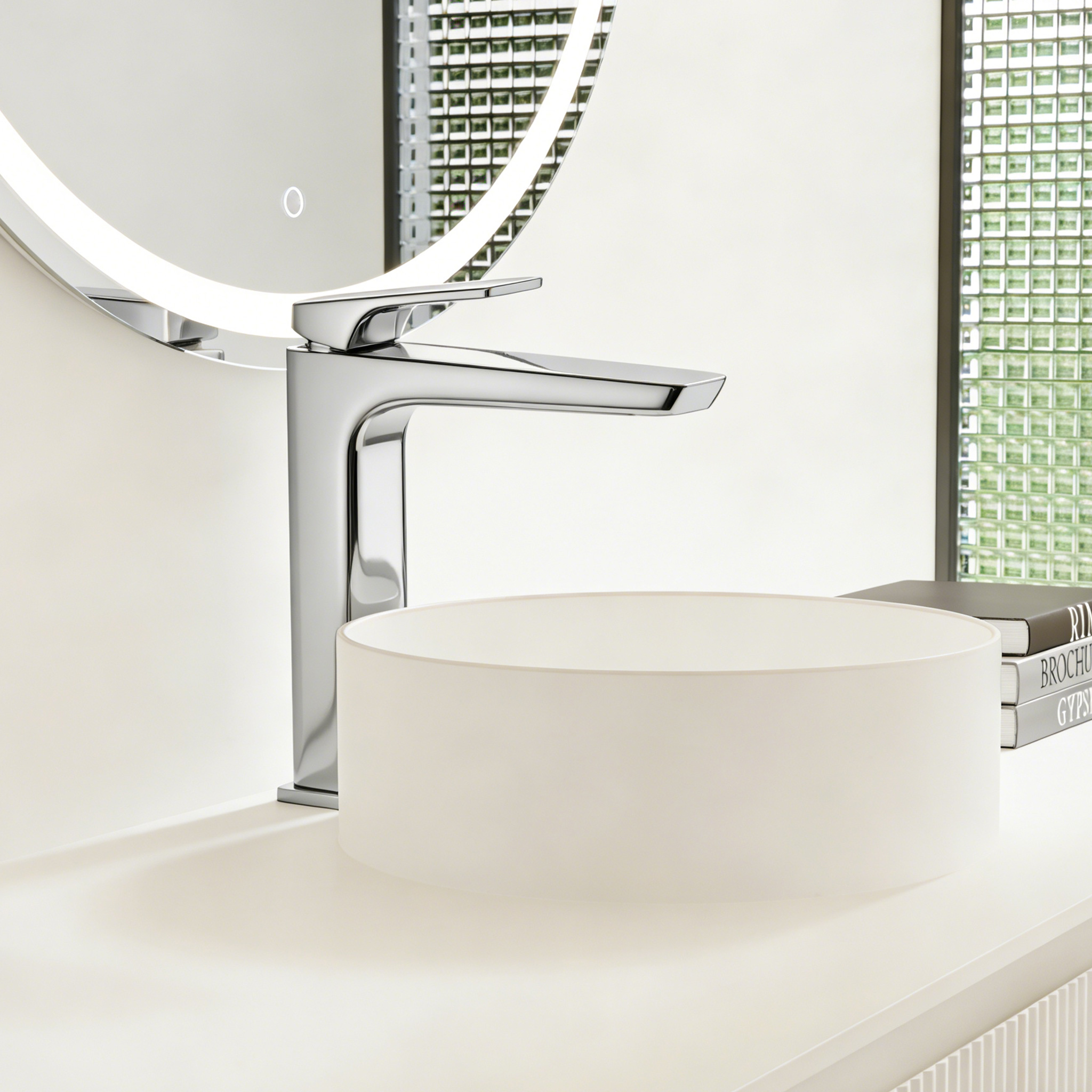 Tall Bathroom Basin Faucet – Single Handle Vessel Faucet – AB001007