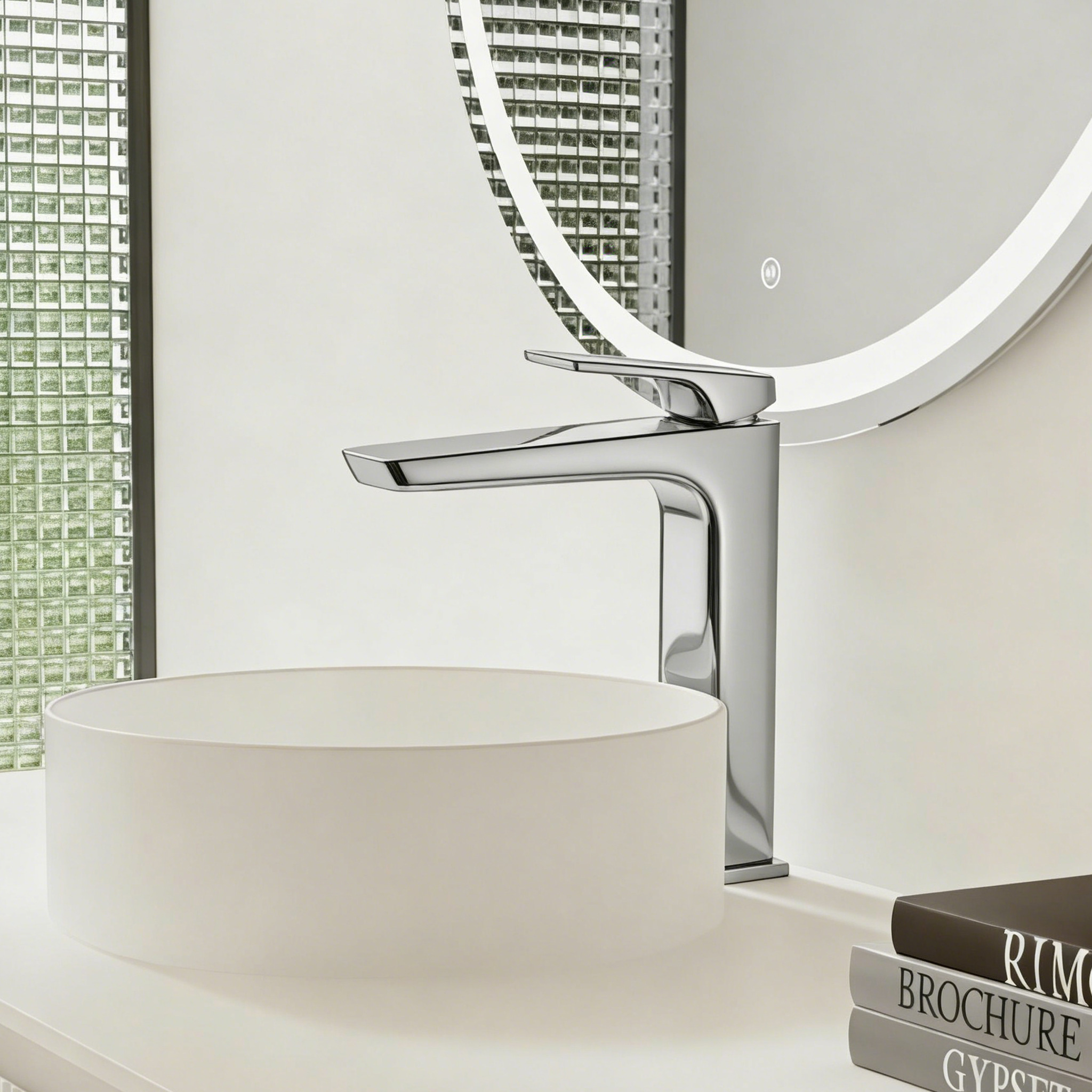 Tall Bathroom Basin Faucet – Single Handle Vessel Faucet – AB001007