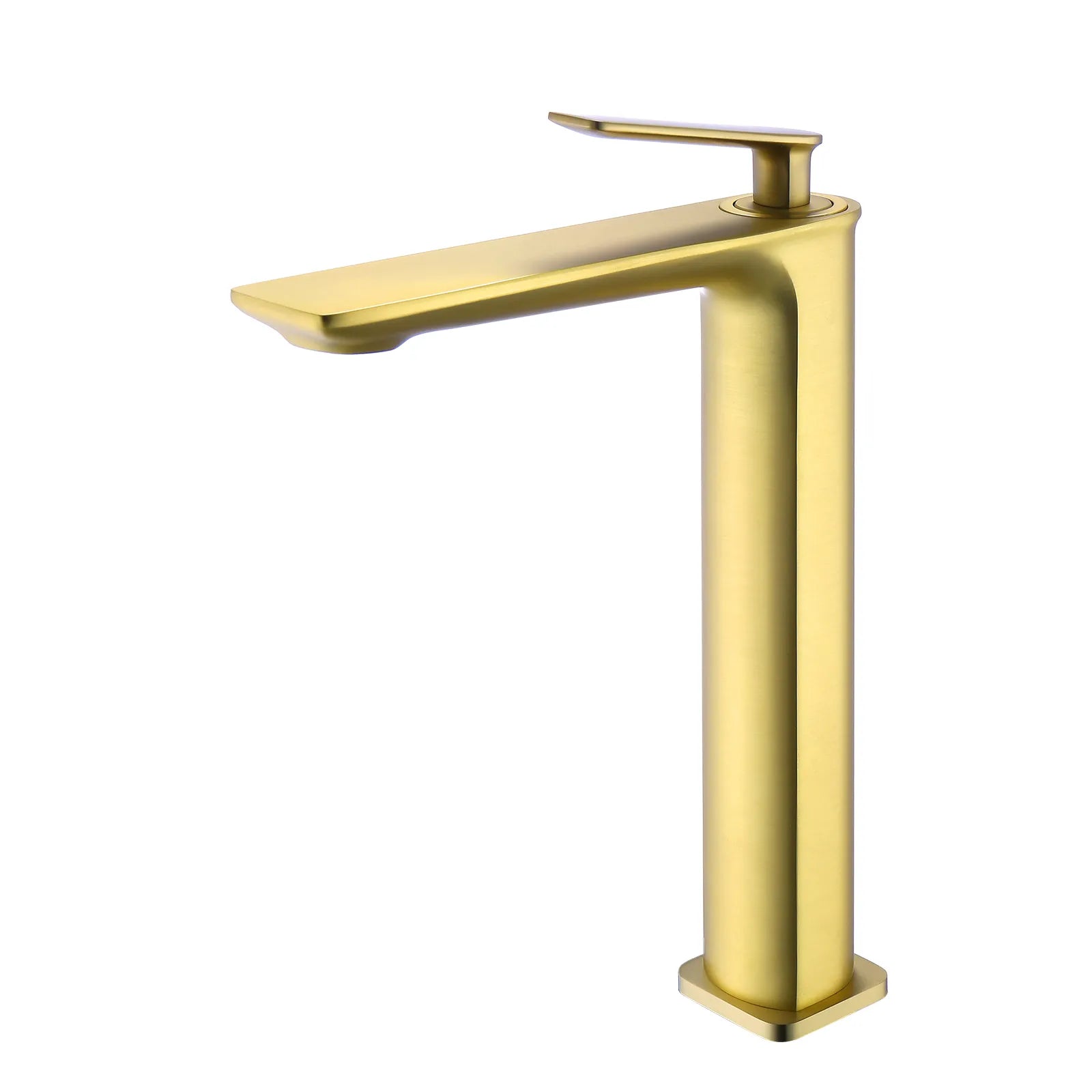 Tall Vessel Bathroom Faucet – Single Handle Basin Mixer – AB001011 Brushed Gold