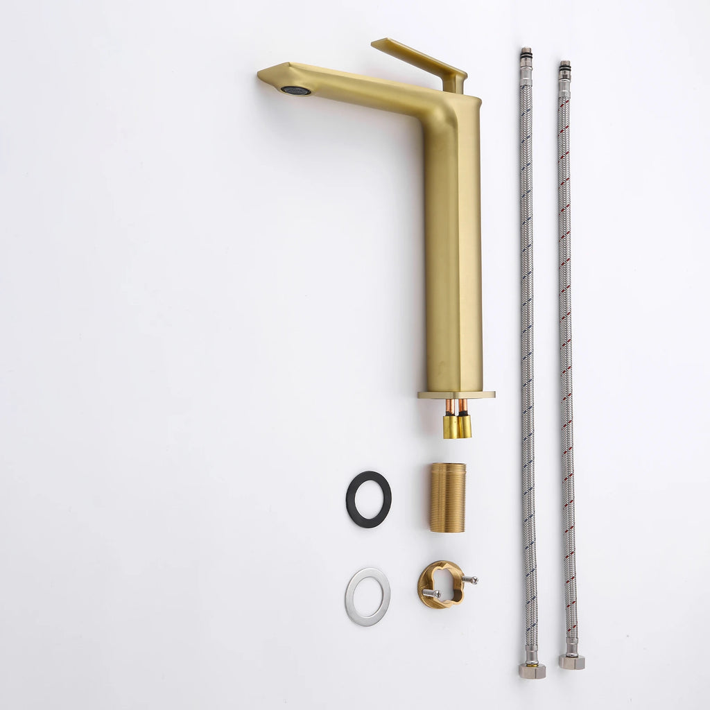 Tall Vessel Bathroom Faucet – Single Handle Basin Mixer – AB001011