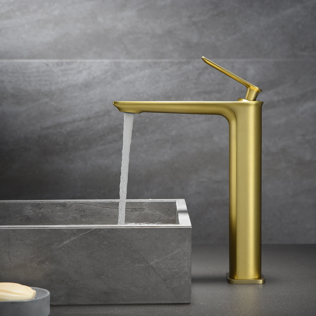 Tall Vessel Bathroom Faucet – Single Handle Basin Mixer – AB001011