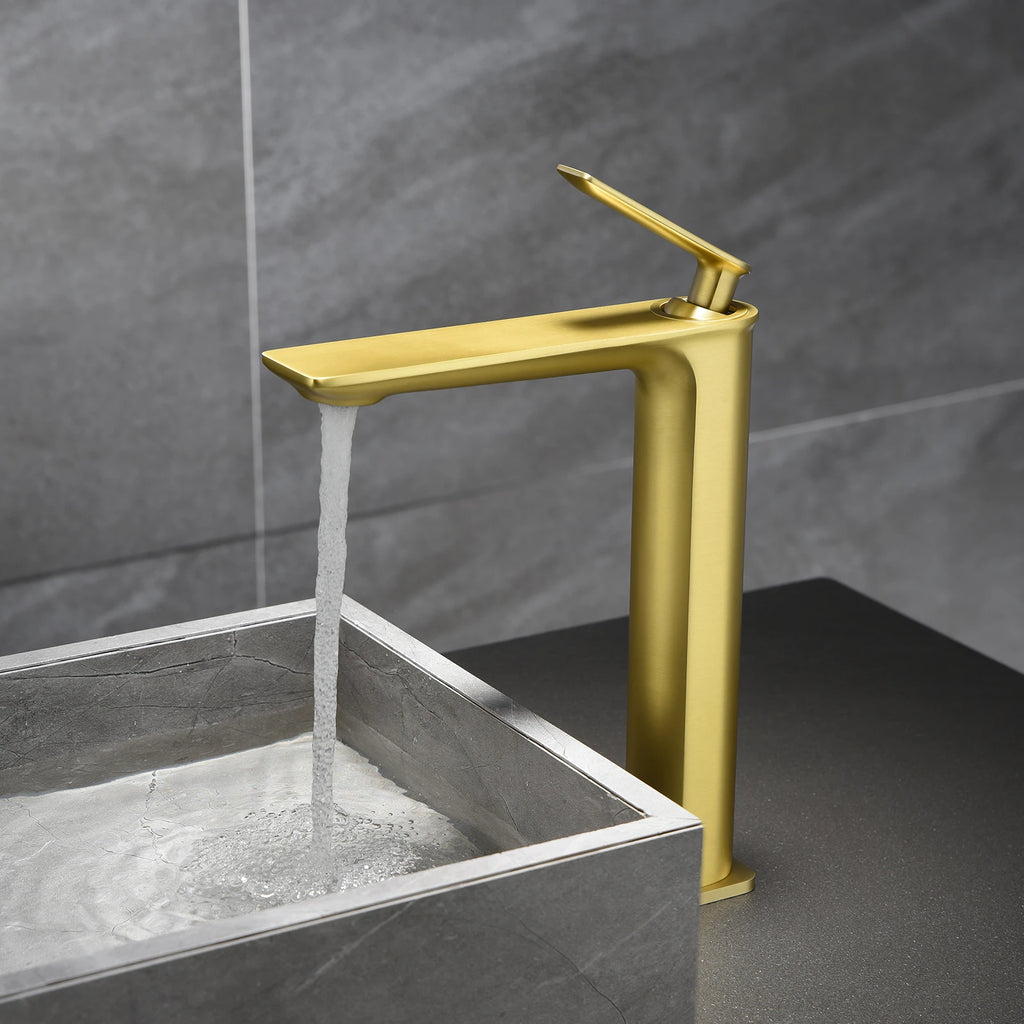 Tall Vessel Bathroom Faucet – Single Handle Basin Mixer – AB001011