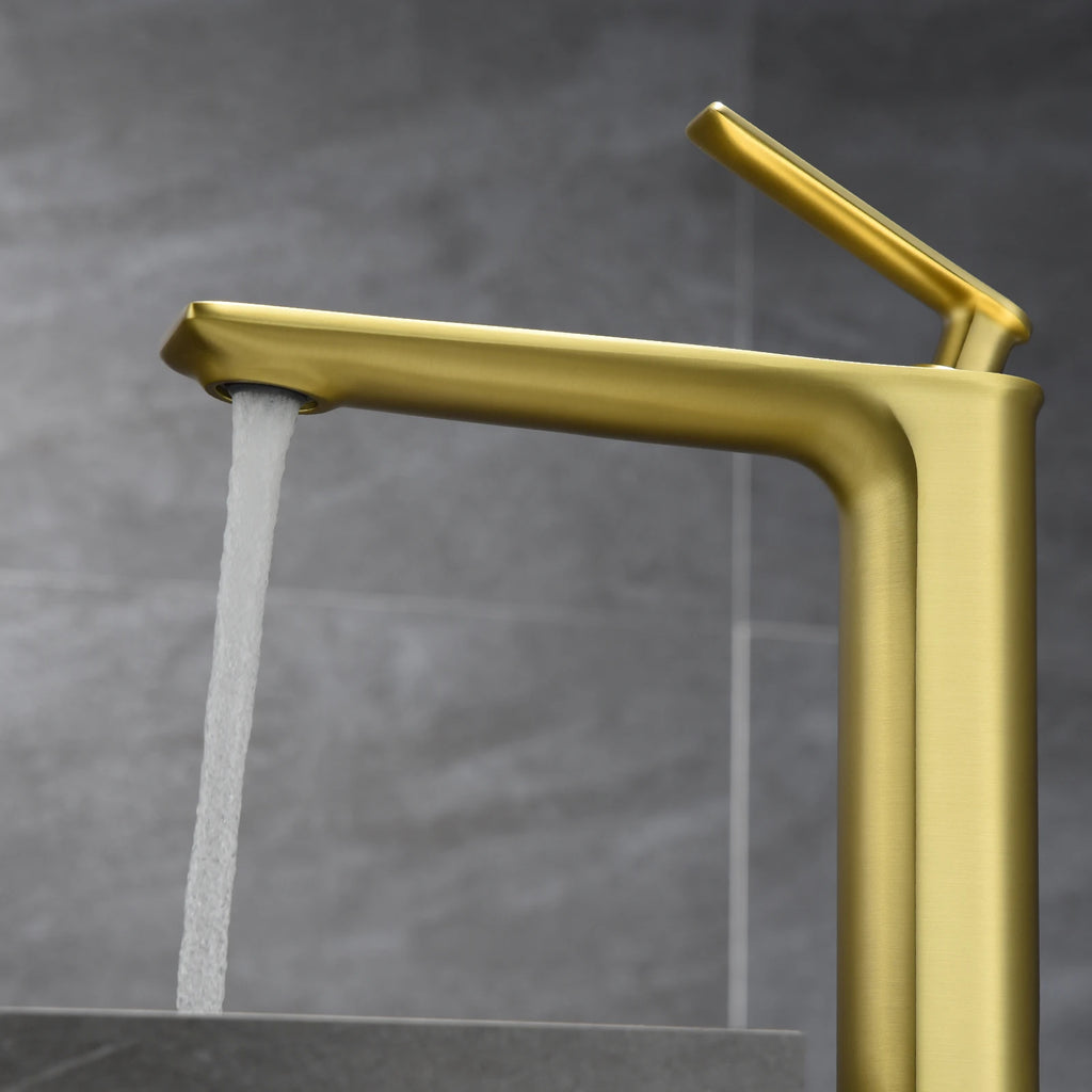 Tall Vessel Bathroom Faucet – Single Handle Basin Mixer – AB001011