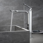 Tall Vessel Bathroom Faucet – Single Handle Basin Mixer – AB001011