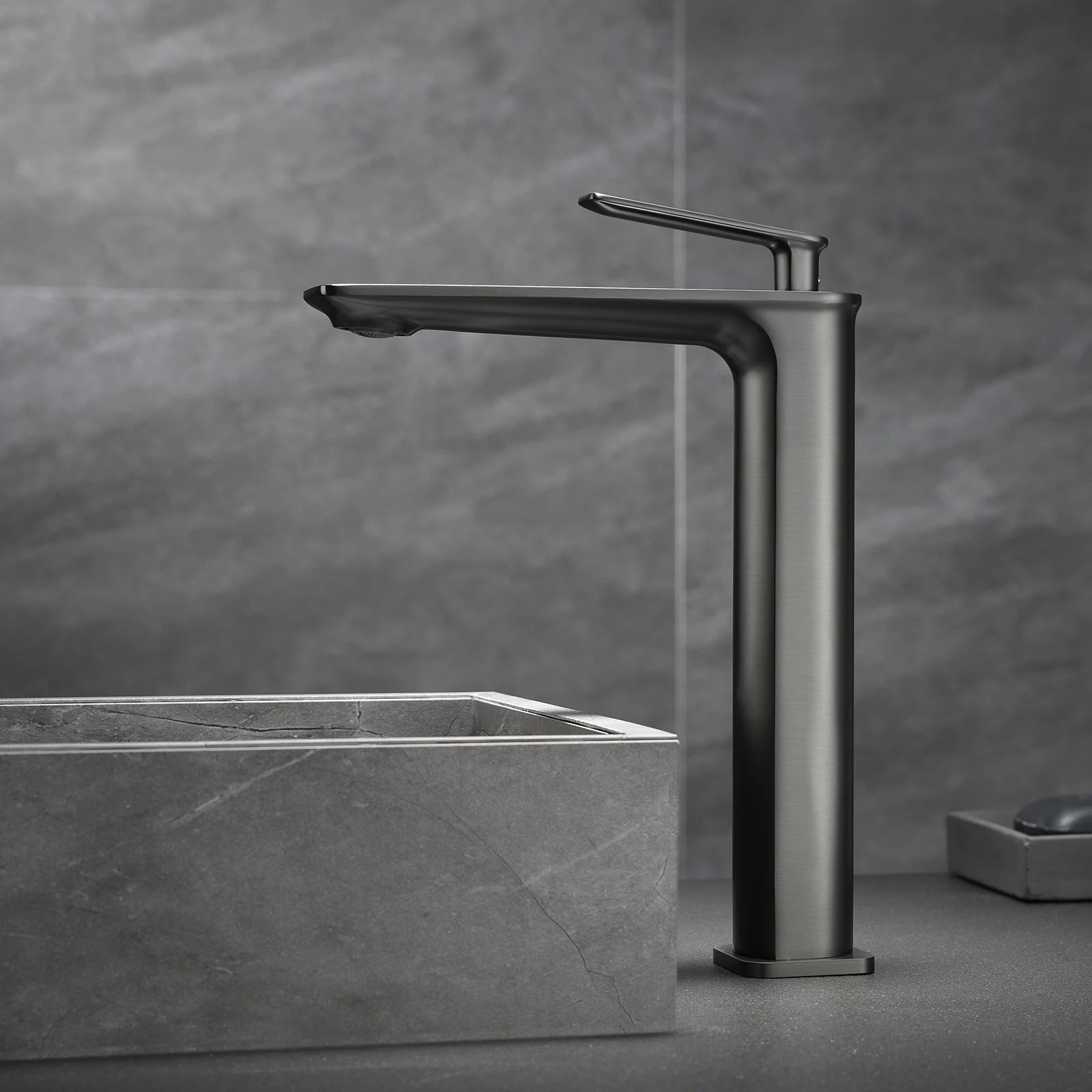 Tall Vessel Bathroom Faucet – Single Handle Basin Mixer – AB001011