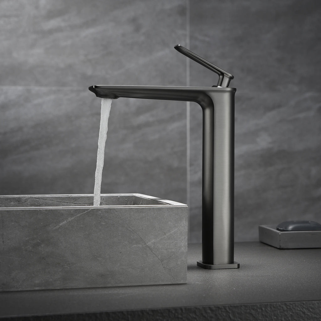 Tall Vessel Bathroom Faucet – Single Handle Basin Mixer – AB001011