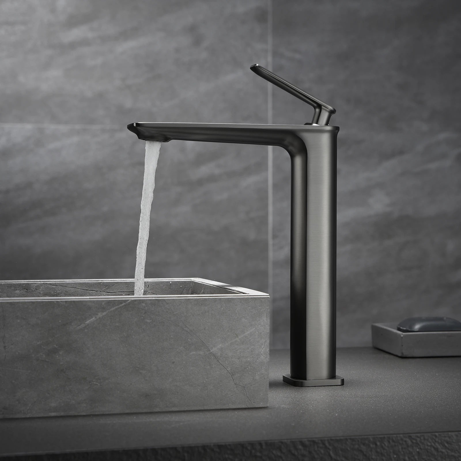 Tall Vessel Bathroom Faucet – Single Handle Basin Mixer – AB001011