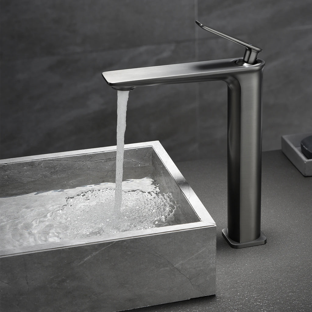 Tall Vessel Bathroom Faucet – Single Handle Basin Mixer – AB001011