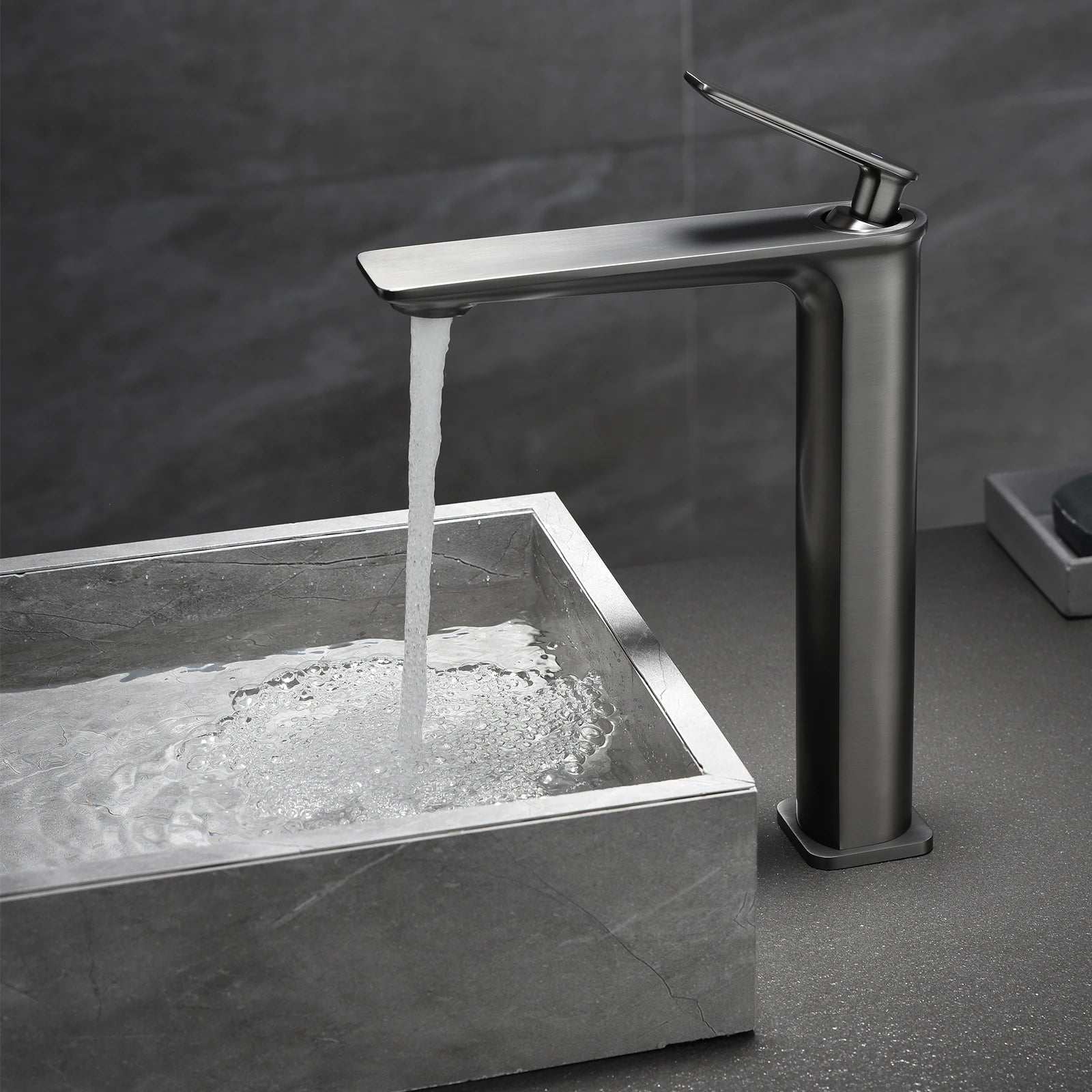 Tall Vessel Bathroom Faucet – Single Handle Basin Mixer – AB001011