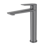 MAXTOR Tall Bathroom Vanity Basin Faucet – Single Handle Solid Brass Vessel Mixer-AB001064 Brushed Gun Metal