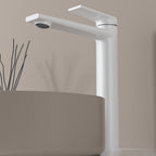 MAXTOR Tall Bathroom Vanity Basin Faucet – Single Handle Solid Brass Vessel Mixer-AB001064