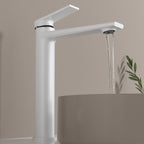 MAXTOR Tall Bathroom Vanity Basin Faucet – Single Handle Solid Brass Vessel Mixer-AB001064