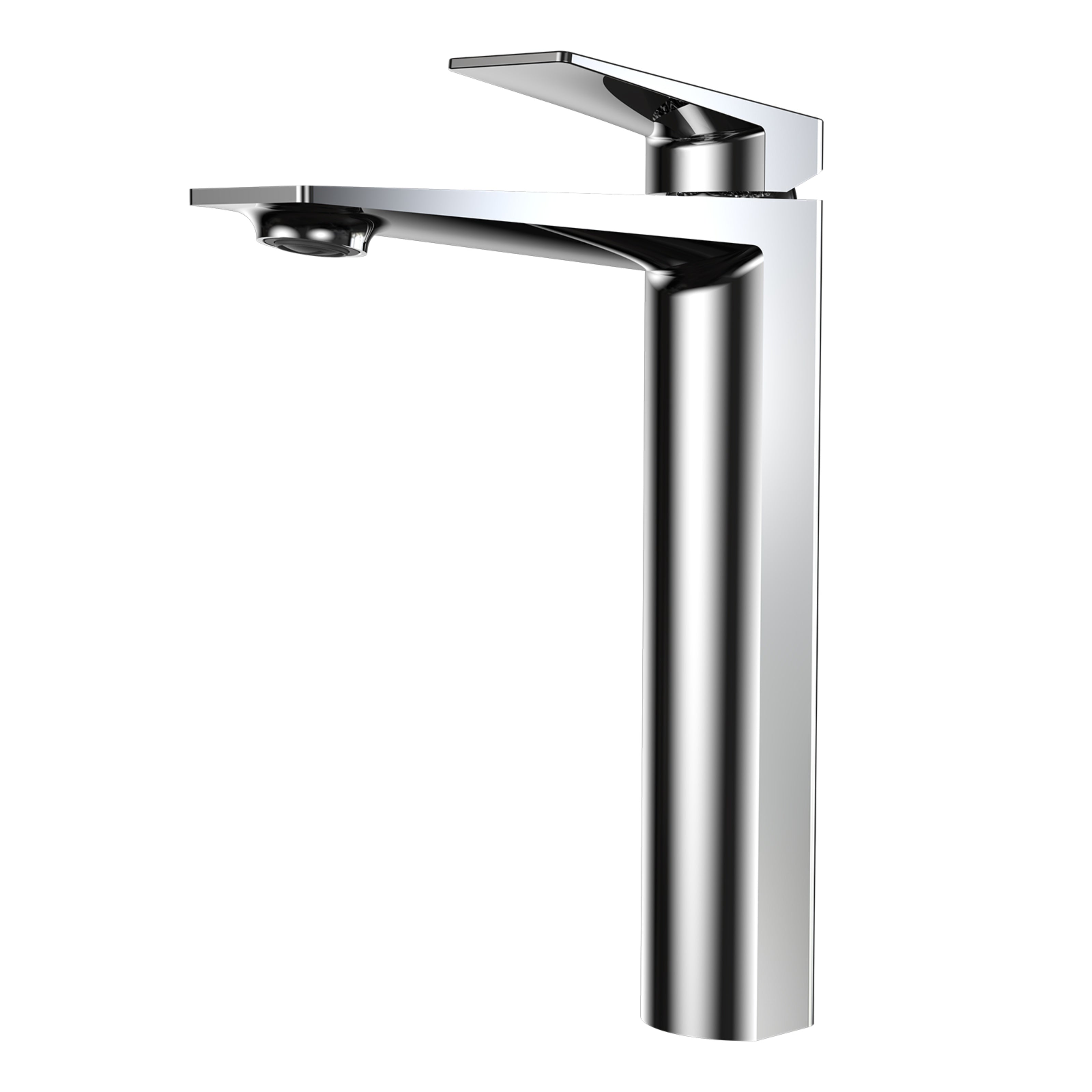 MAXTOR Tall Bathroom Vanity Basin Faucet – Single Handle Vessel Sink Mixer-AB001065 Chrome