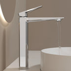 MAXTOR Tall Bathroom Vanity Basin Faucet – Single Handle Vessel Sink Mixer-AB001065