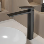 MAXTOR Tall Bathroom Vanity Basin Faucet – Single Handle Vessel Sink Mixer-AB001065