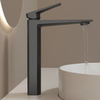 MAXTOR Tall Bathroom Vanity Basin Faucet – Single Handle Vessel Sink Mixer-AB001065