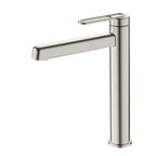 MAXTOR Tall Bathroom Vanity Basin Faucet - Bathroom Sink Faucet – Loop Handle Single Hole Mixer – AB001069 Brushed Nickel