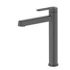 MAXTOR Tall Bathroom Vanity Basin Faucet - Bathroom Sink Faucet – Loop Handle Single Hole Mixer – AB001069 Brushed Gun Metal
