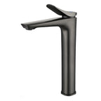 High Basin Faucet for Vessel Sink – Single Handle Tall Basin Mixer – AB001076 Brushed Gun Metal