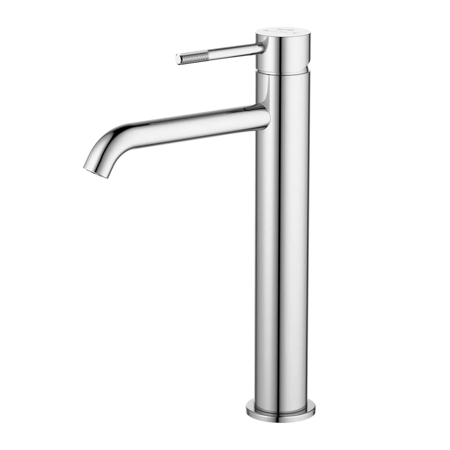 Circular Single Lever Tall Basin Mixer Tap AB001104 Chrome